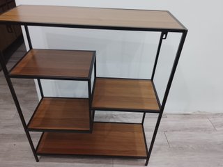 Estantería Auxiliar de Madera y Metal