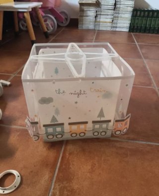 Lámpara muy bonita infantil tren para niños