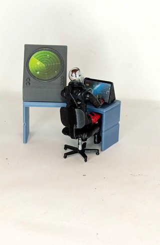 Set G.I. Joe Scrivania, Radar, Schermo