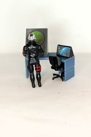 Set G.I. Joe Scrivania, Radar, Schermo