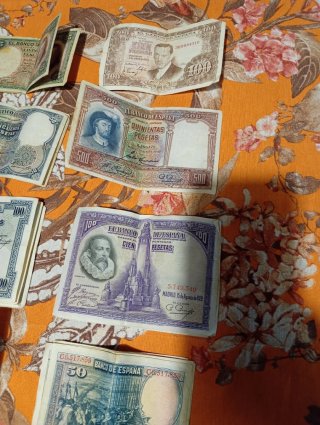 Billetes antiguos de España