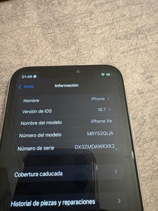 iPhone XR Blanco