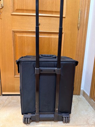 Maleta trolley maquillaje negra
