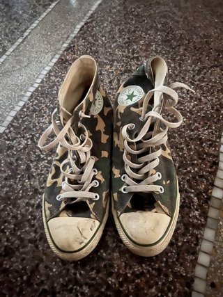 Scarpe Converse Alte Camouflage