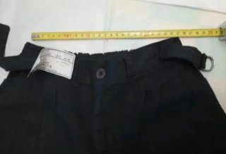 Pantalón vintage algodón negro