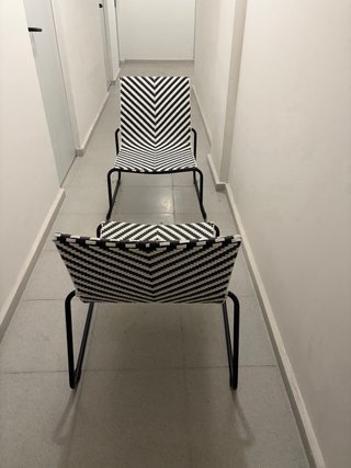 Juego 2 Sillas + Mesa Exterior