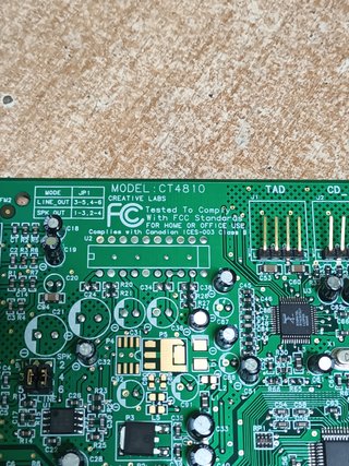 tarjeta de sonido SOUND BLASTER CT4810