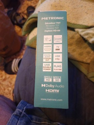 Decodificador TDT Metronic Zapbox HD-A4