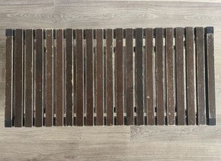 Pack 3 Bancos Madera IKEA Molger Marrón