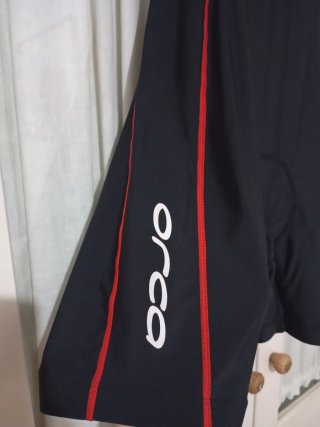Traje de Triatlón Orca Negro y Rojo