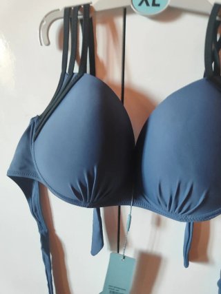 Costume da bagno donna 2 pezzi blu XL