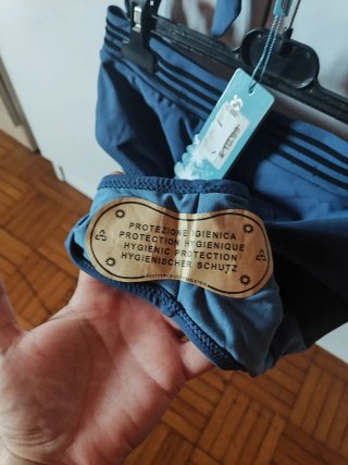 Costume da bagno donna 2 pezzi blu XL