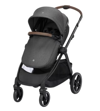 Carrito de bebé gris