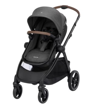 Carrito de bebé gris