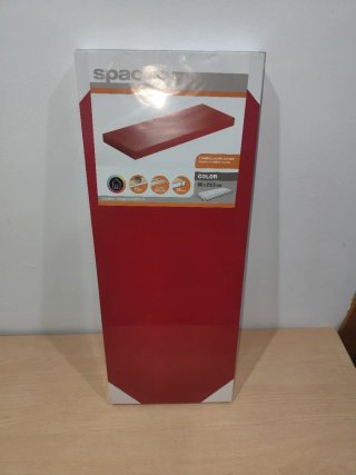 Estante de pared flotante rojo Spaceo