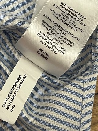 Camicia Ralph Lauren Bambina 12Y/XS