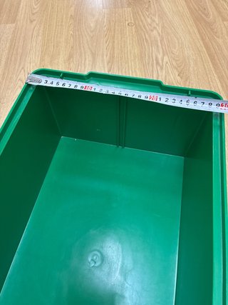 Cajas de plástico para almacenaje (Verde)