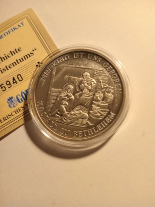Medalla Historia del Cristianismo Belén