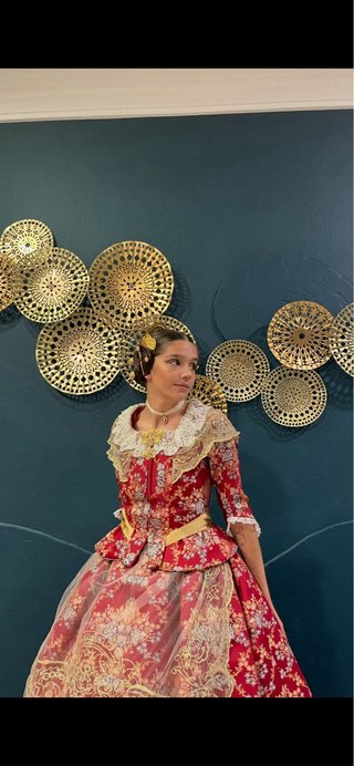 Traje de Fallera Rojo Talla 36