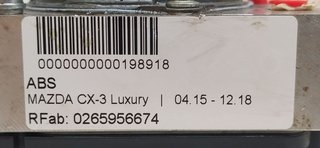 ABS MAZDA CX-3 Luxury