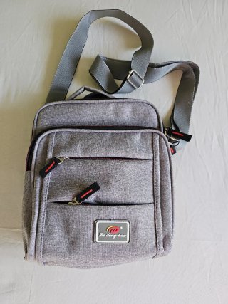 Borsello uomo grigio Lu dong hao