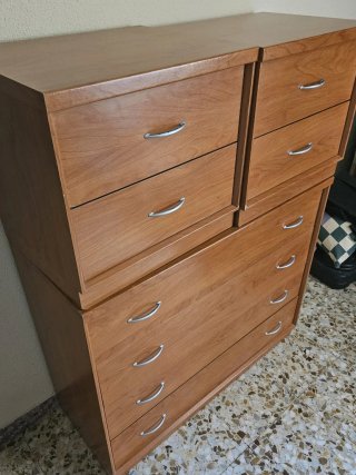 Cómoda y Mueble Auxiliar de Dormitorio