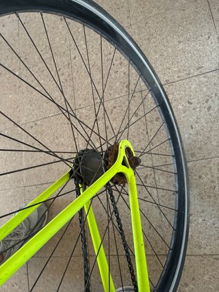 Bicicleta Fixie Amarilla