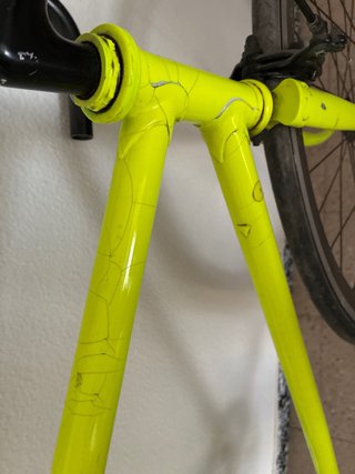 Bicicleta Fixie Amarilla