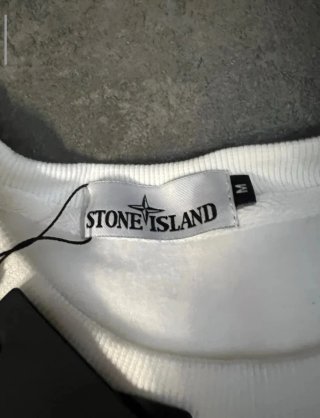Sudadera Stone Island Blanca
