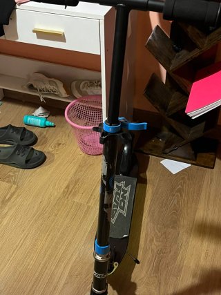 Patinete Plegable Negro 2 dias de uso