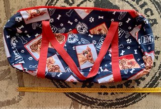 Mochila con estampado de perros