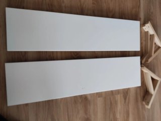 2 baldas IKEA blancas