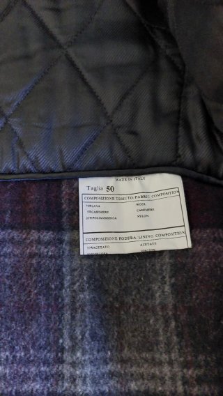 Cappotto uomo nero Made in Italy