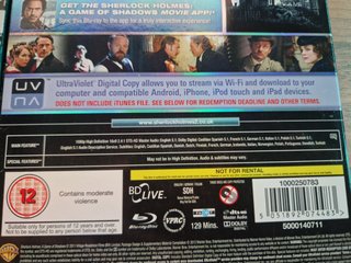Sherlock Holmes Duología Blu-ray