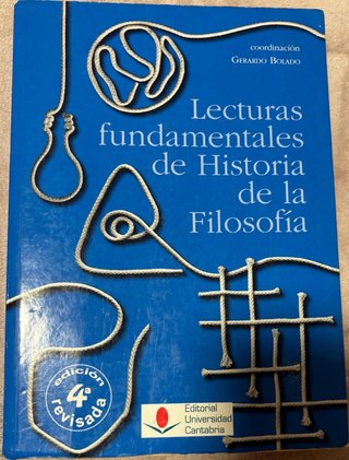 Lecturas fundamentales de Historia de la Filosofía