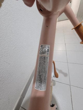 Bicicleta sin pedales Kinderkraft Rapid rosa