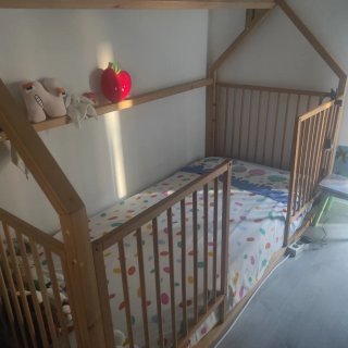 Cama Casita Madera Infantil