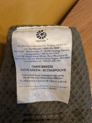 Mochila Portabebés Ergobaby