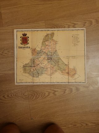 Mapa de Zaragoza 1900