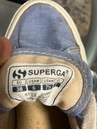 Zapatillas Superga Azul y Blanco