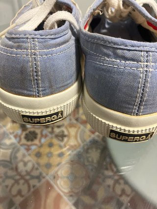 Zapatillas Superga Azul y Blanco