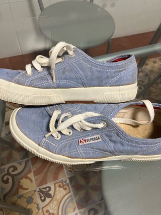 Zapatillas Superga Azul y Blanco