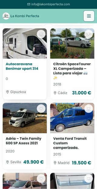Alquiler Autocaravana