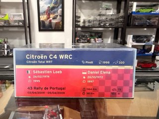 Citroën C4 WRC Rally Portugal 2009 Loeb 1:43