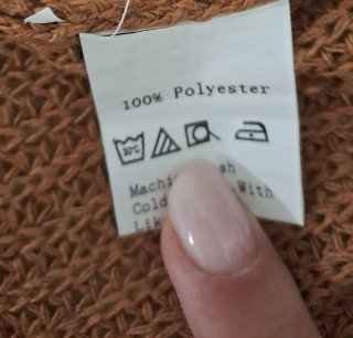 Cardigan lungo aperto marrone