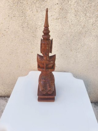 Estatua Tailandesa de Madera 43cm