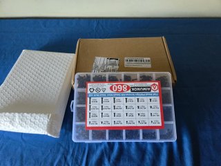 Kit 860 Tornillos para Portátiles, PC, Discos Duro