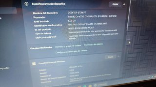 Portátil Dell 17" i7 8GB RAM SSD Win11 y Office