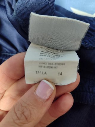 Pantalón Deporte Colegio San Agustín Talla 14