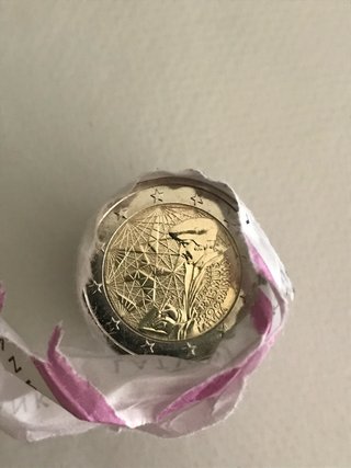 Moneda 2€ Letonia 2022 Erasmus